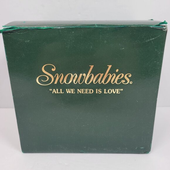 Department 56 Snowbabies "All We Need Is Love" Figurine With Snowman & Penguins - Picture 2 of 9